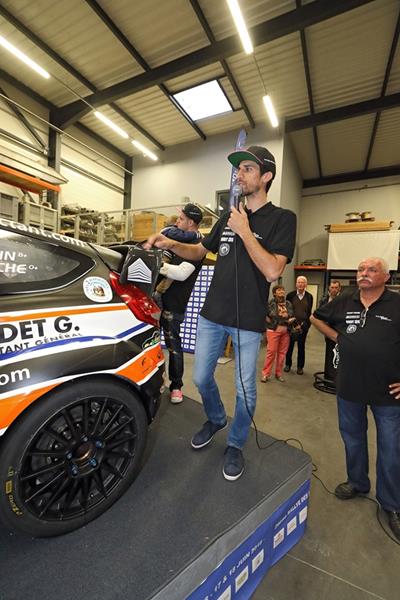 Présentation officielle de la Fiesta WRC BURDET G. Contractant Général du BP Racing